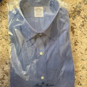 Brooks Brothers Men's Classic Blue Dress Shirt - 2 available - new in package